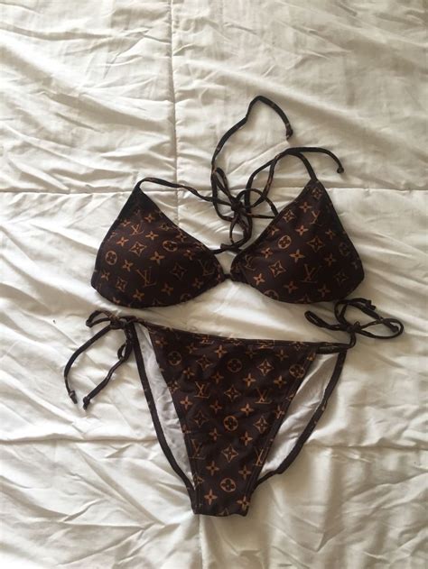 faux louis vuitton|Louis Vuitton bikini dupe.